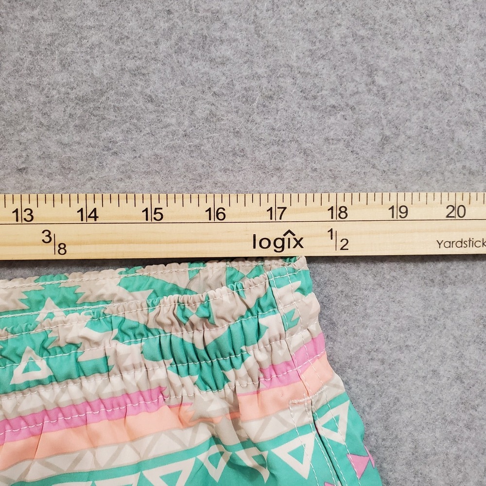 Chubbies 5.5" Swim Trunks Men's XL The En Fuegos Teal Orange Aztec Drawstring - Picture 3 of 12